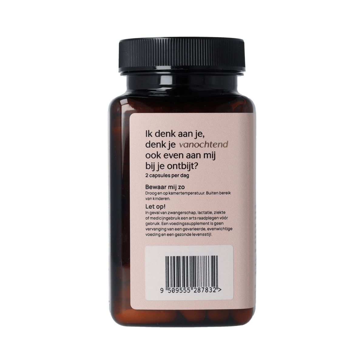 Ortholon Vitamin C Zuurvrij 100 capsules bottle, dietary supplement with natural, non-acidic vitamin C capsules.