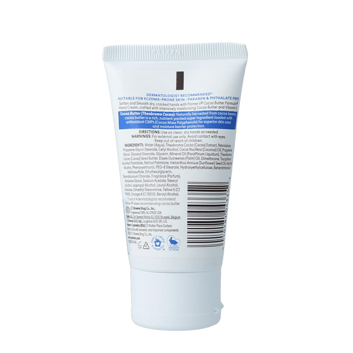 Palmers Lichaamsverzorging 60.00 Gram Palmers Cocoa butter formula tube 60.00 Gram