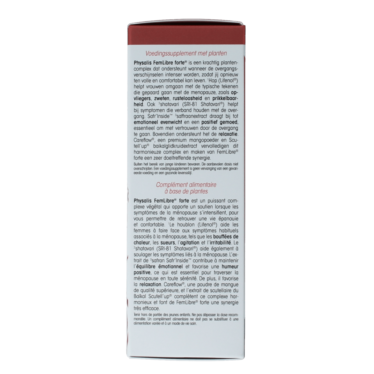 Physalis Voedingssupplementen en Kruidenpreparaten 30.00 Tabletten Physalis FemLibre forte 30.00 Tabletten