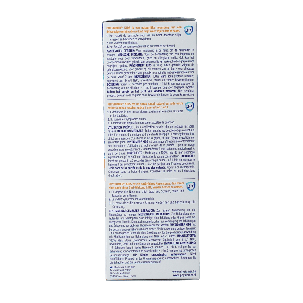 Physiomer Neusverzorging en Inhalatie 135.00 Milliliter Physiomer Kids iso 135.00 Milliliter