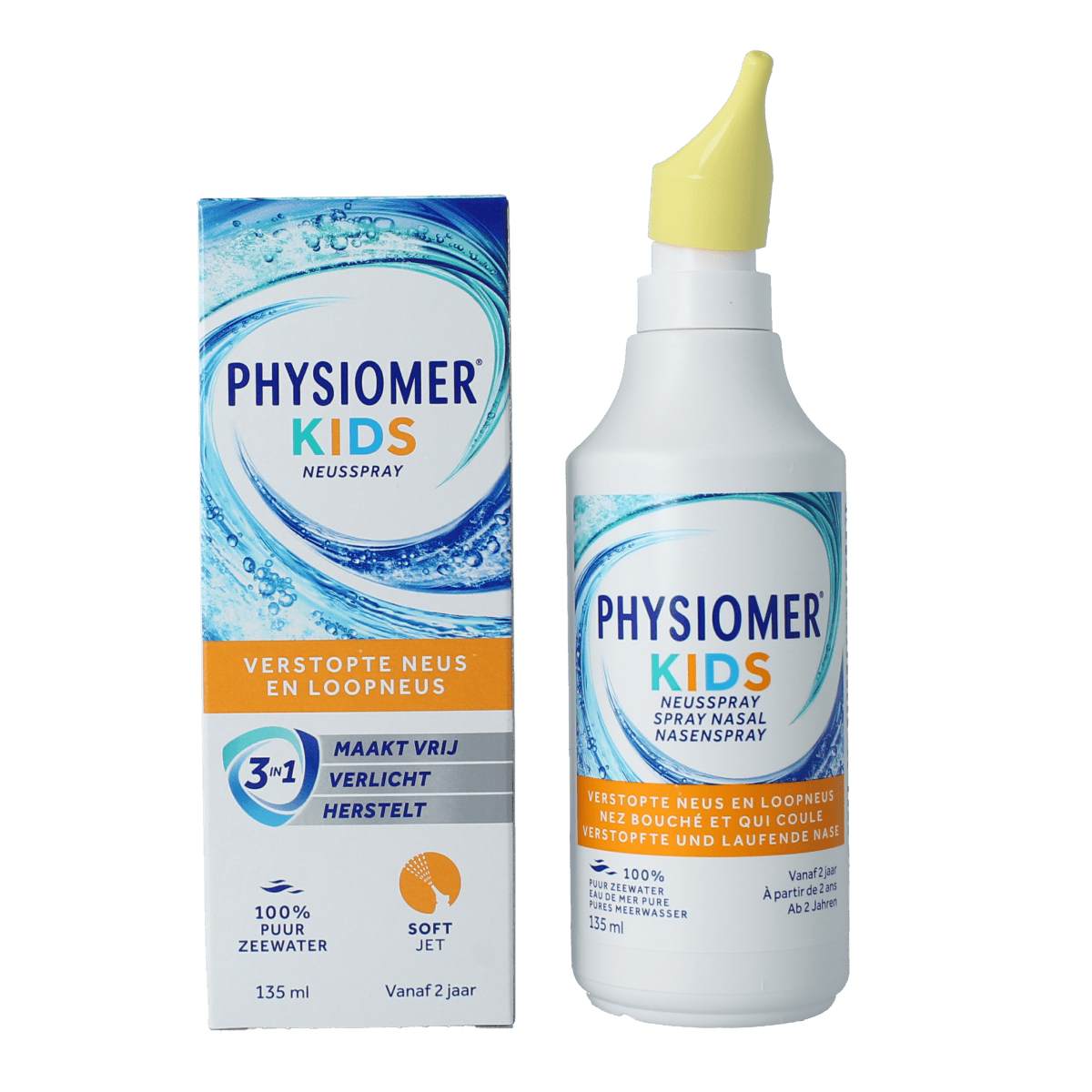 Physiomer Neusverzorging en Inhalatie 135.00 Milliliter Physiomer Kids iso 135.00 Milliliter