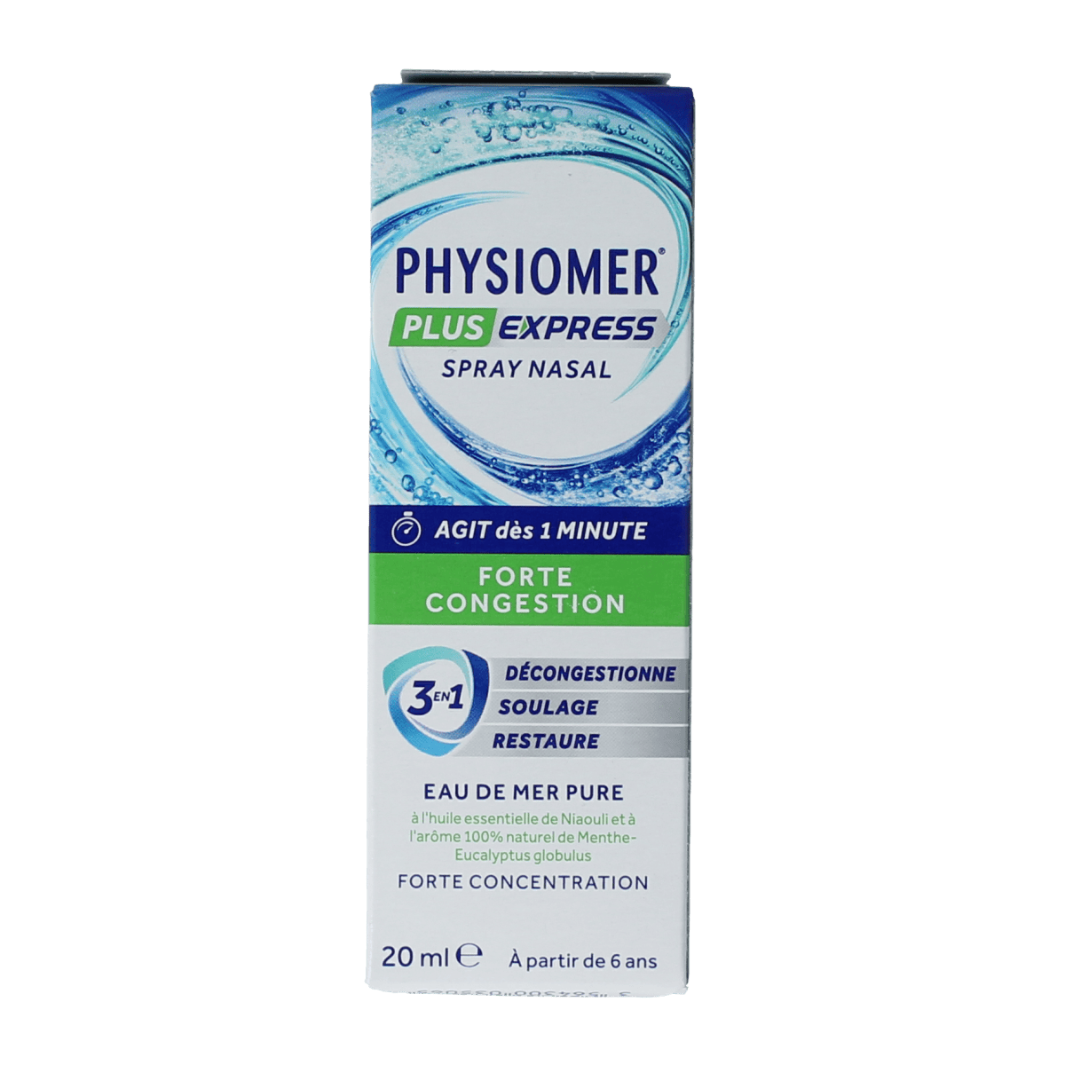 Physiomer Neusverzorging en Inhalatie 20.00 Milliliter Physiomer Plus fresh 20.00 Milliliter