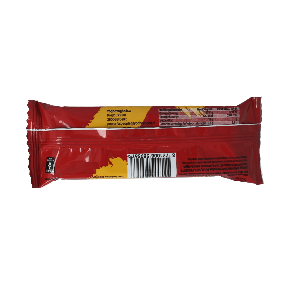 Powerful People Sportvoeding 55.00 Gram Powerful People  Proteine reep peanut 55.00 Gram