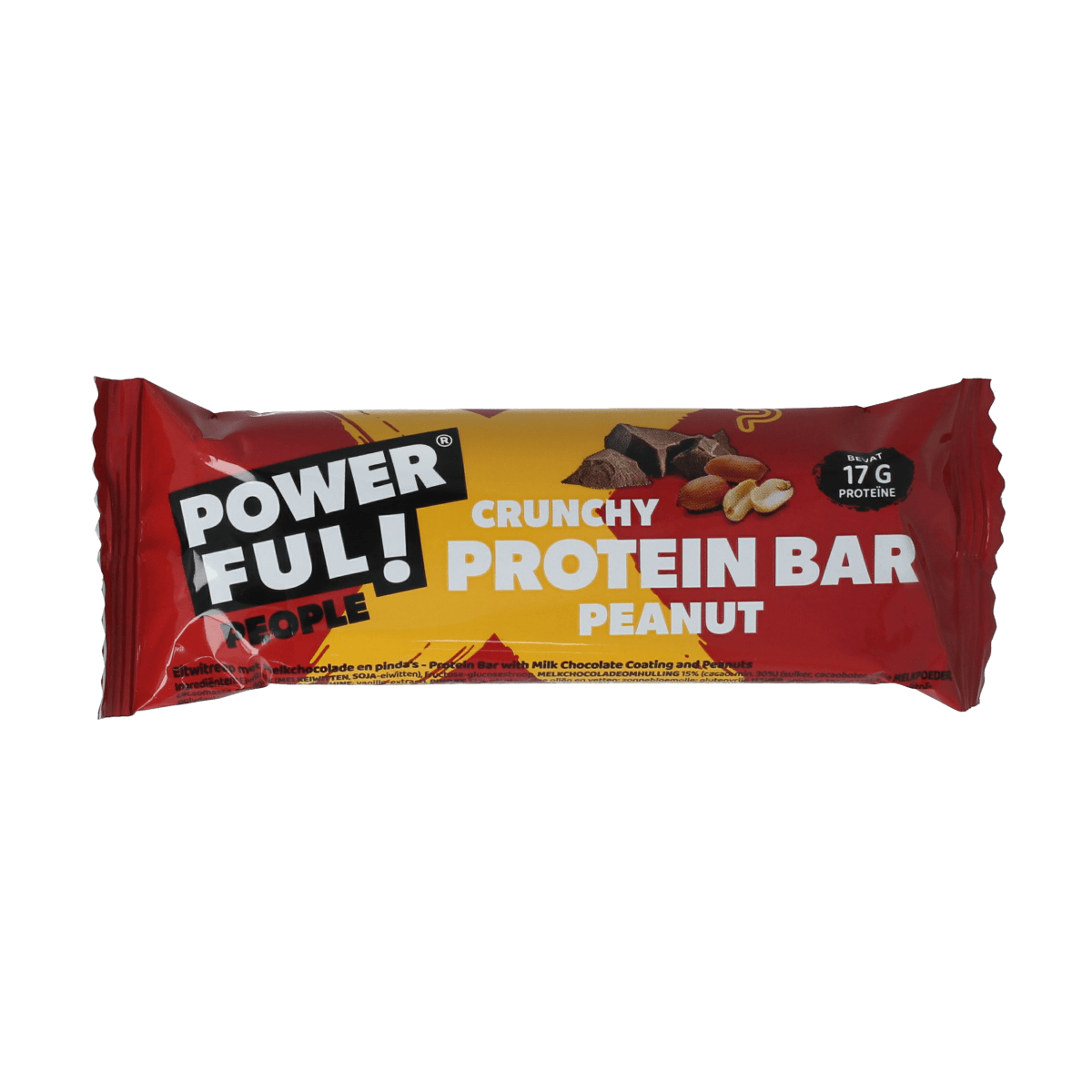 Powerful People Sportvoeding 55.00 Gram Powerful People  Proteine reep peanut 55.00 Gram