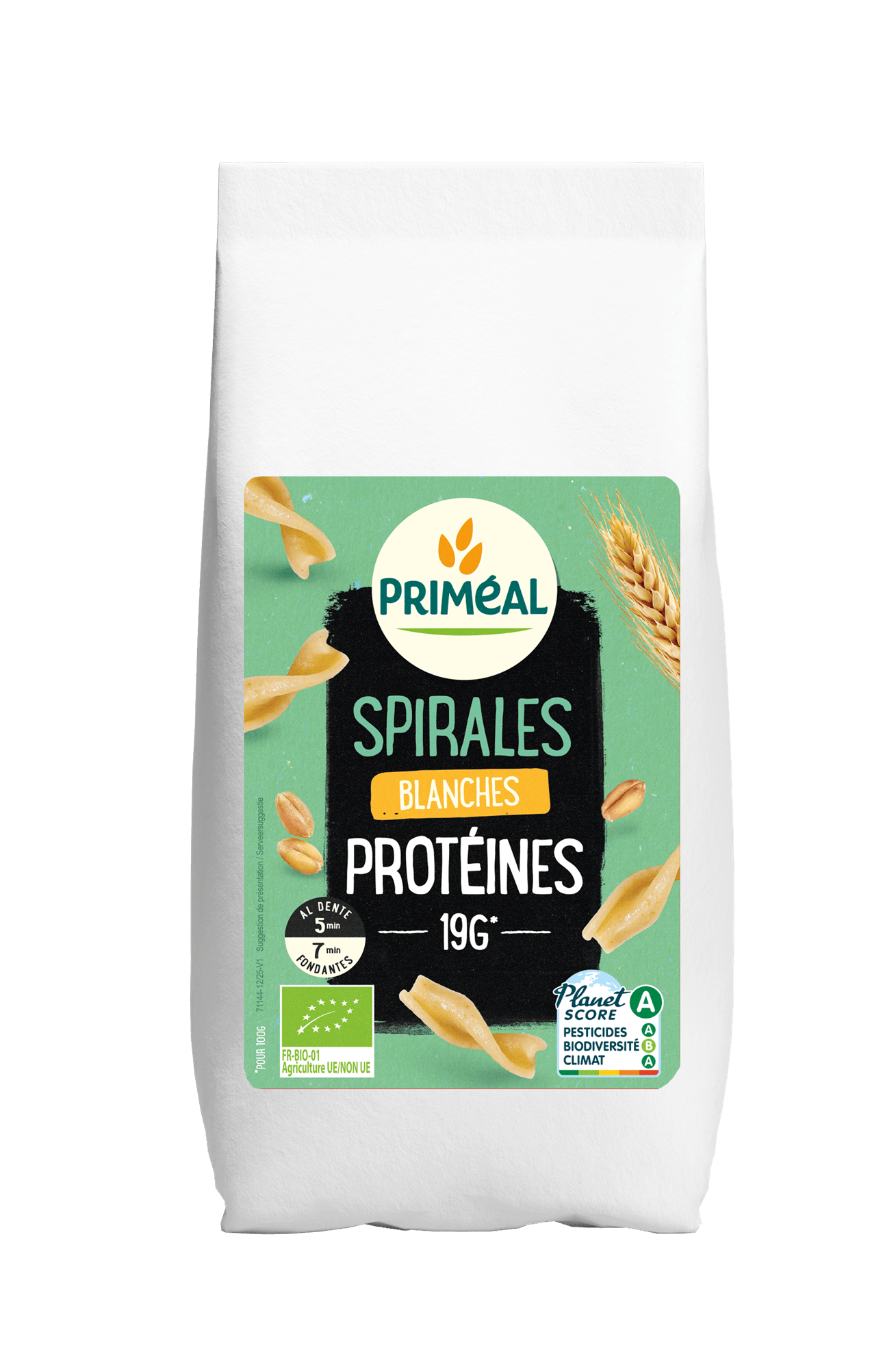 Primeal Pasta en Rijst 400.00 Gram Primeal Spiraal pasta proteine bio 400.00 Gram