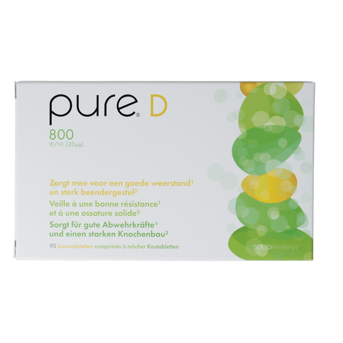 Pure Vitamine Enkel 90.00 Tabletten Pure Pure D 90.00 Tabletten