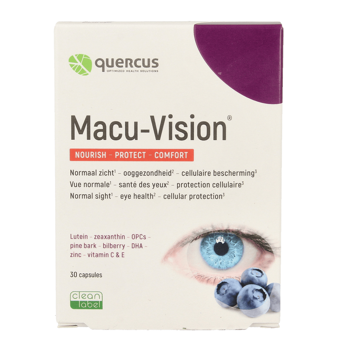 Quercus Vitamine Multi 30.00 Capsules Quercus Macu-vision 30.00 Capsules