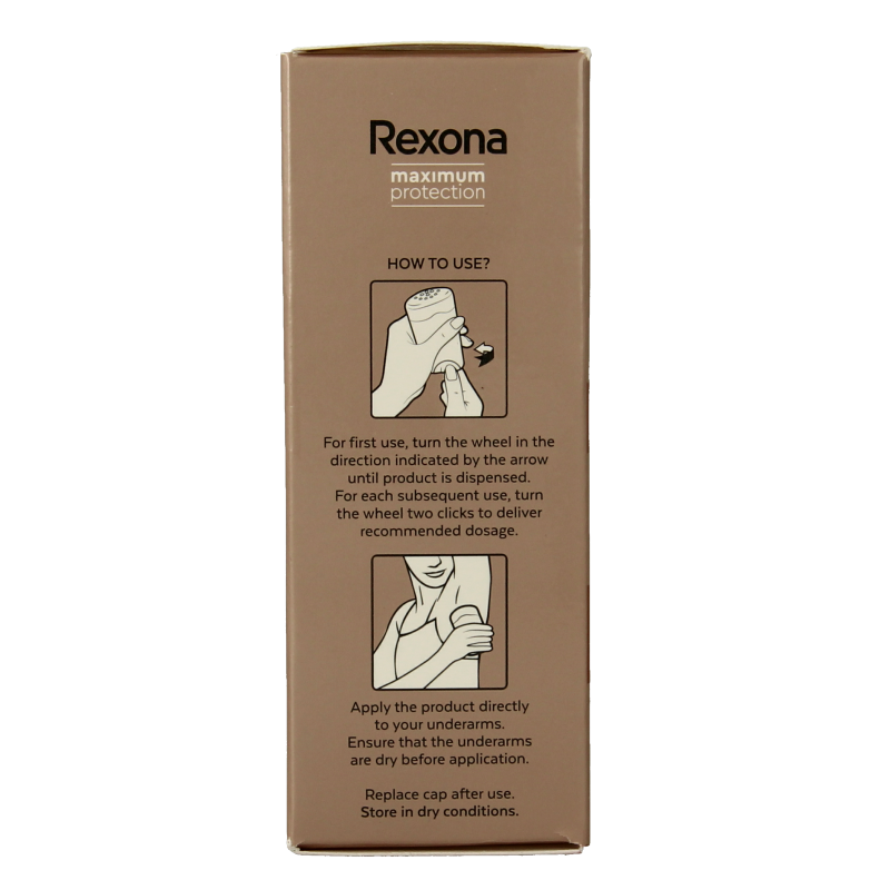 Rexona Deodorant 45 Milliliter Rexona Deodorant maximum protection stress control 45 Milliliter
