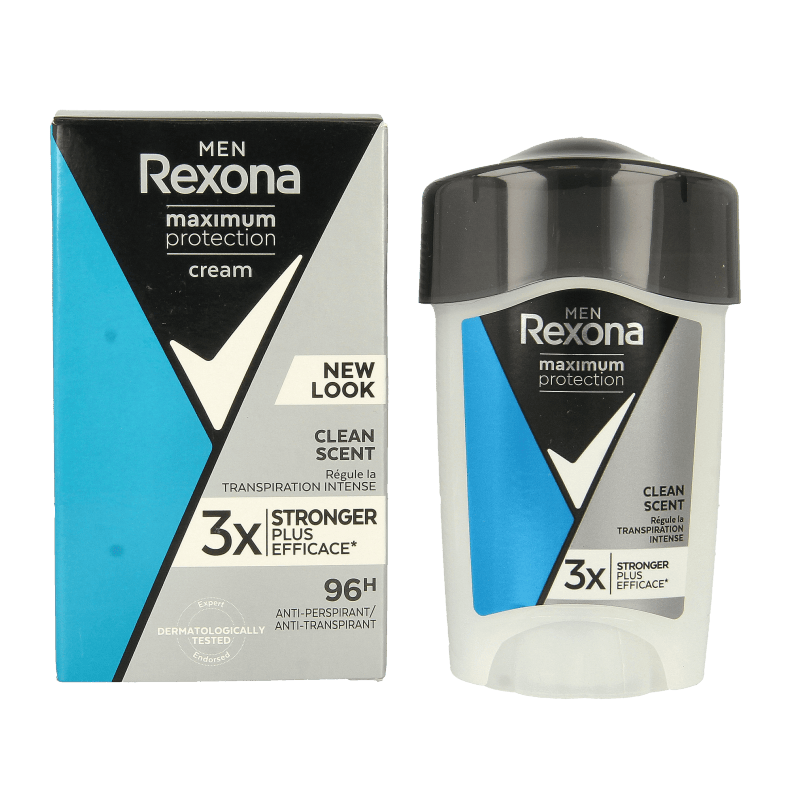 Rexona Deodorant 45 Milliliter Rexona Deodorant stick men max protect clean scent 45 Milliliter