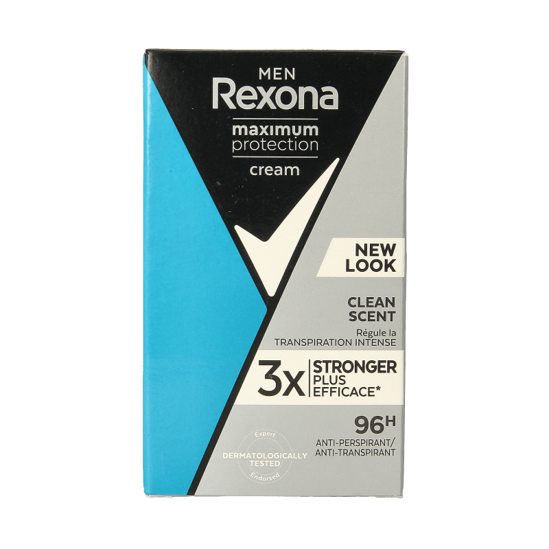 Rexona Deodorant 45 Milliliter Rexona Deodorant stick men max protect clean scent 45 Milliliter