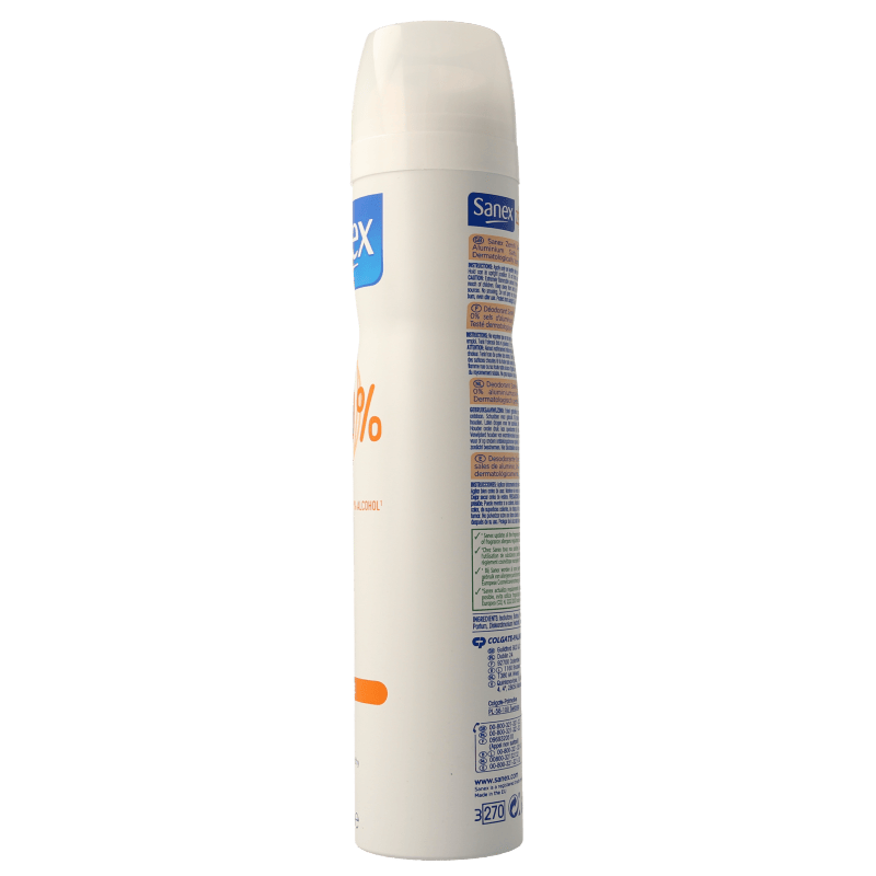 Sanex Deodorant 200 Milliliter Sanex Deodorant spray zero % sensitive 200 Milliliter