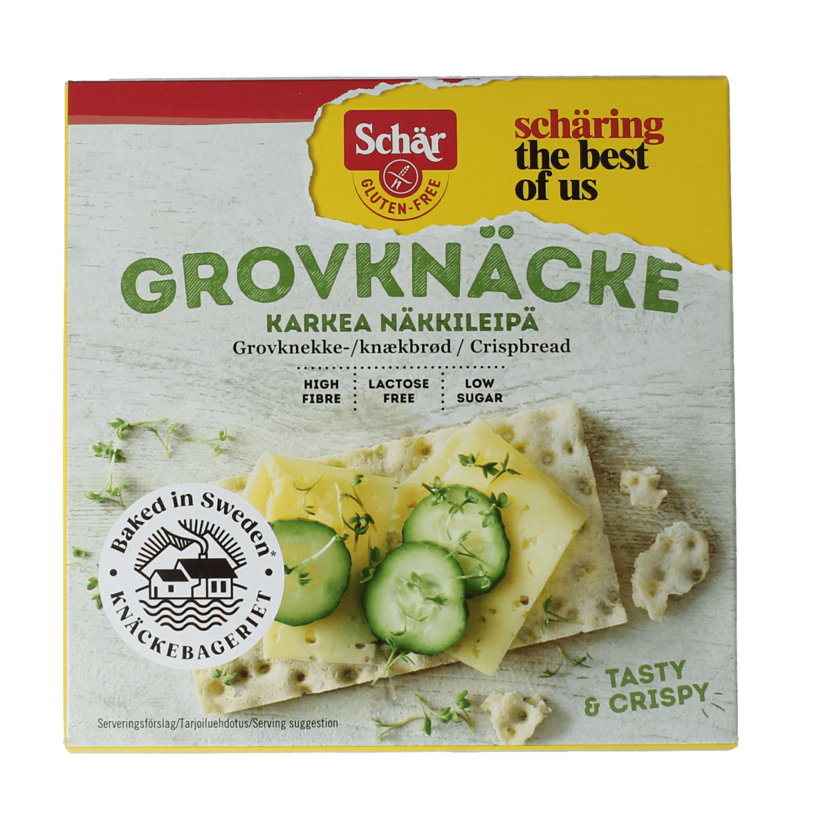 Schar Broden en Crackers 215.00 Gram Schar Knackebrod vezelrijk glutenvrij 215.00 Gram