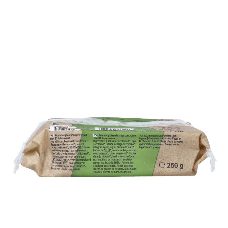 Schnitzer Broden en Crackers 250 Gram Schnitzer Boekweitbrood glutenvrij bio 250 Gram