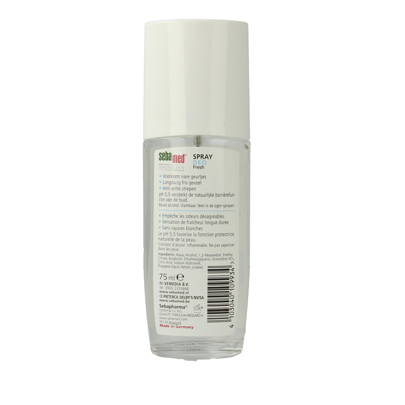 Sebamed Deodorant 75 Milliliter Sebamed Deodorant spray fresh 75 Milliliter