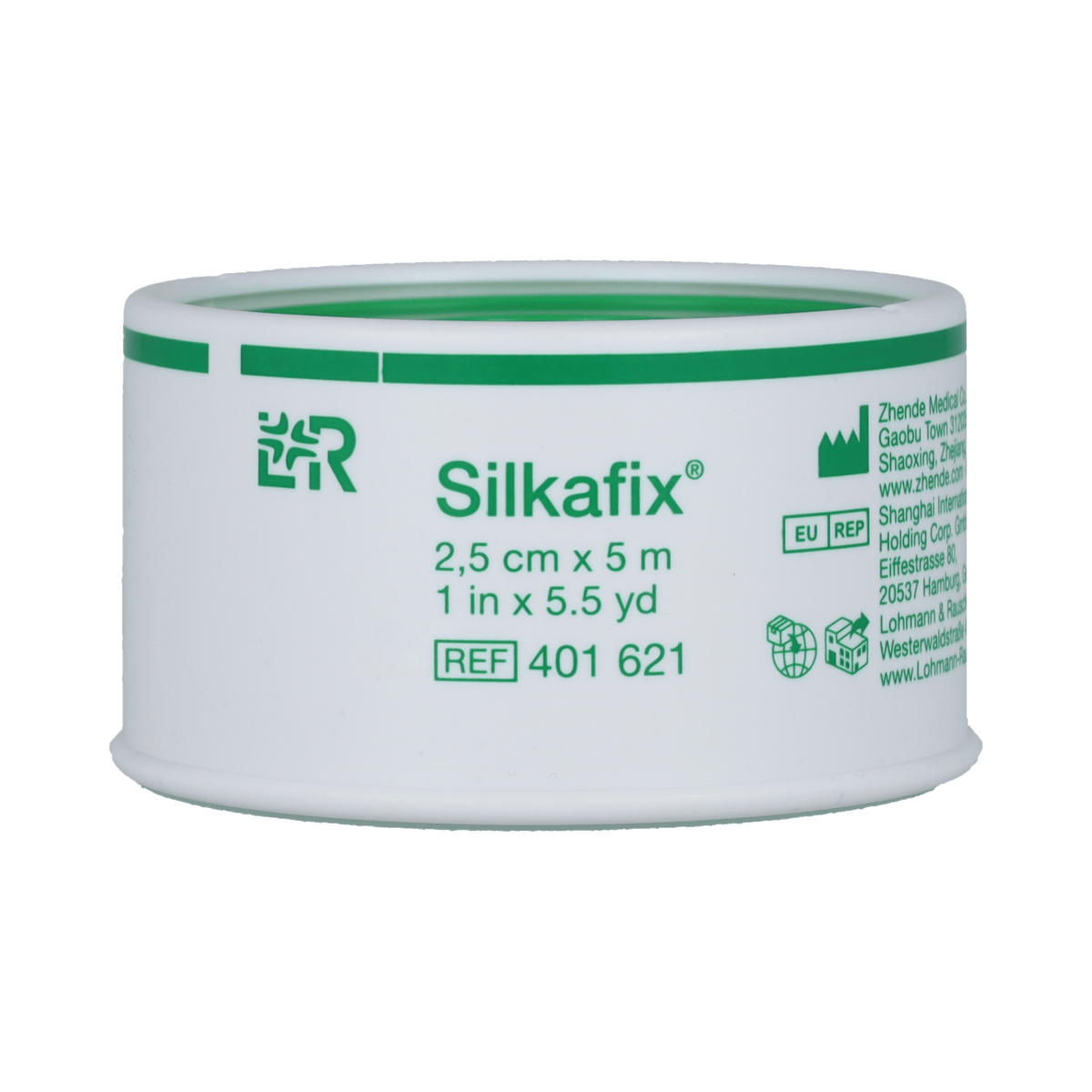 Silkafix Pleisters en Tape 1.00 Stuks Silkafix Hechtpleister 5m x 2.5cm latexvrij 1.00 Stuks