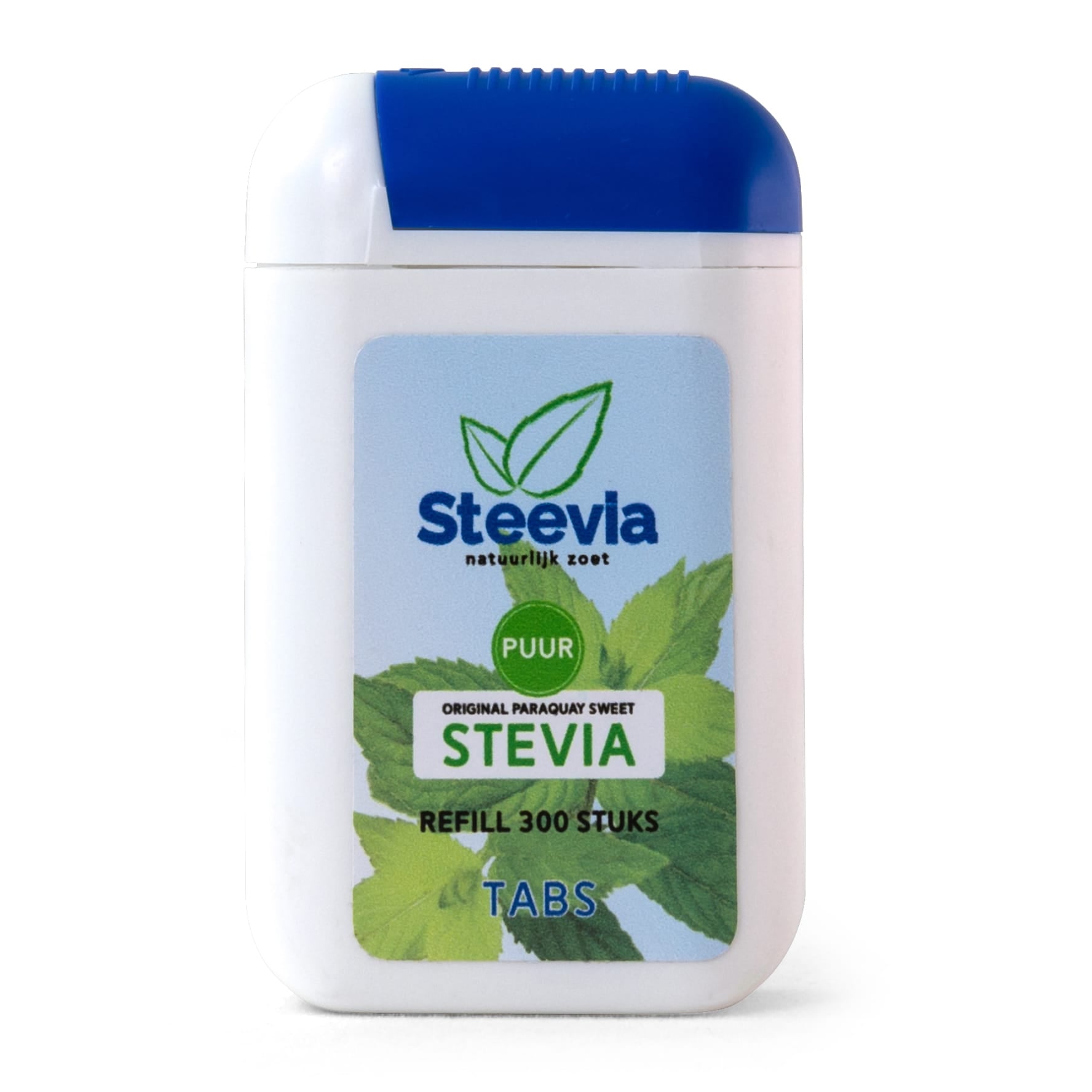 Steevia Suikers en Zoetstoffen 300.00 Stuks Steevia Stevia tablet navulling 300.00 Stuks
