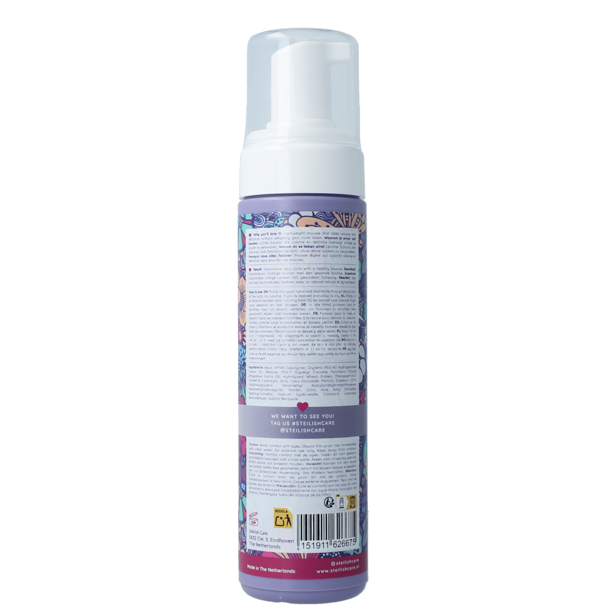 Steilish Haarstyling 200.00 Milliliter Steilish Curl foam volumizing 200.00 Milliliter