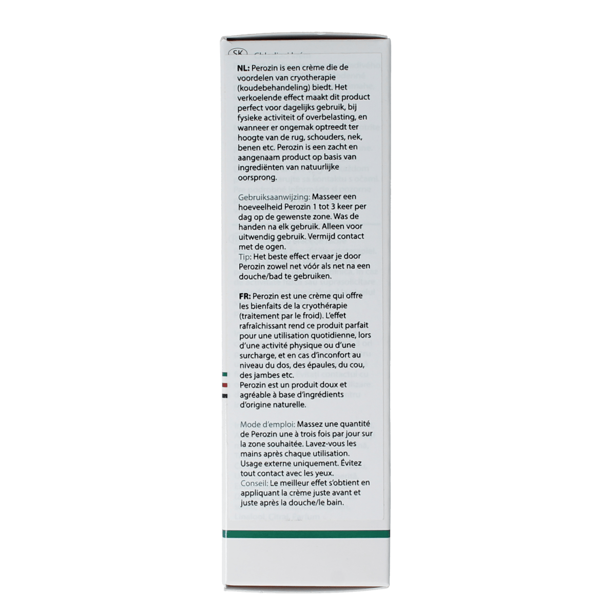 TC Curasense Perozin muscle and joint care ointment in a 100ml tube, designed for muscle and joint relief and support.
