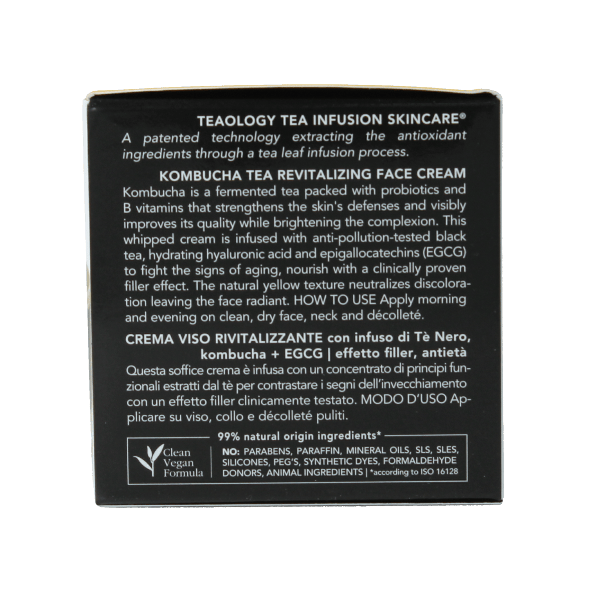 Teaology Gezichtsverzorging 50.00 Milliliter Teaology Kombucha tea revitalizing face cream 50.00 Milliliter