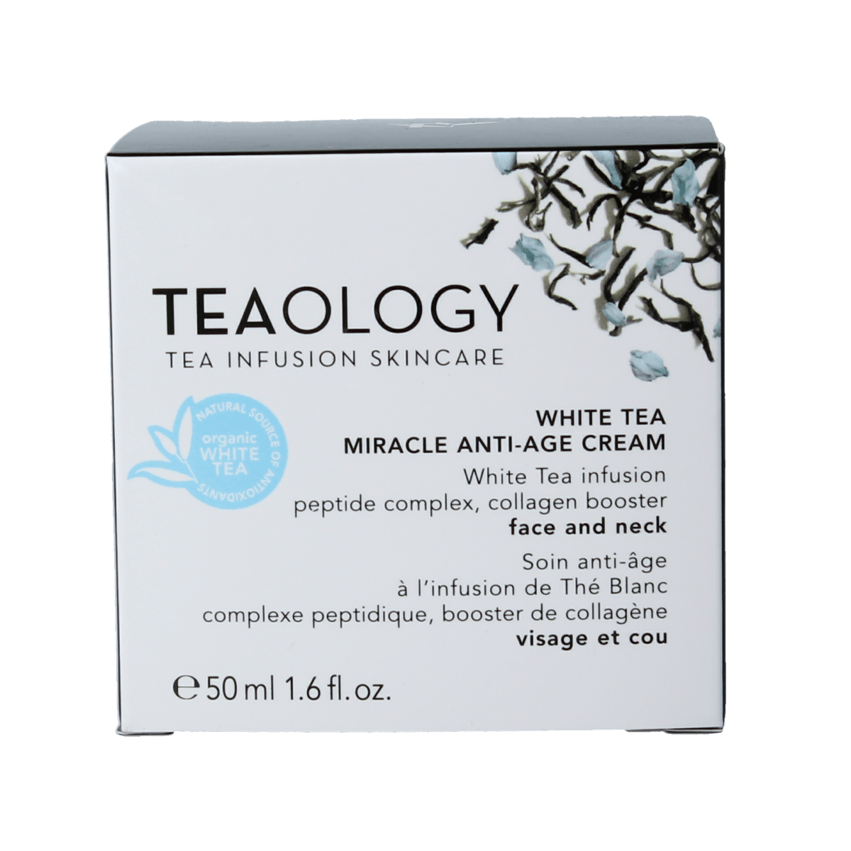 Teaology Gezichtsverzorging 50.00 Milliliter Teaology White tea anti age cream 50.00 Milliliter