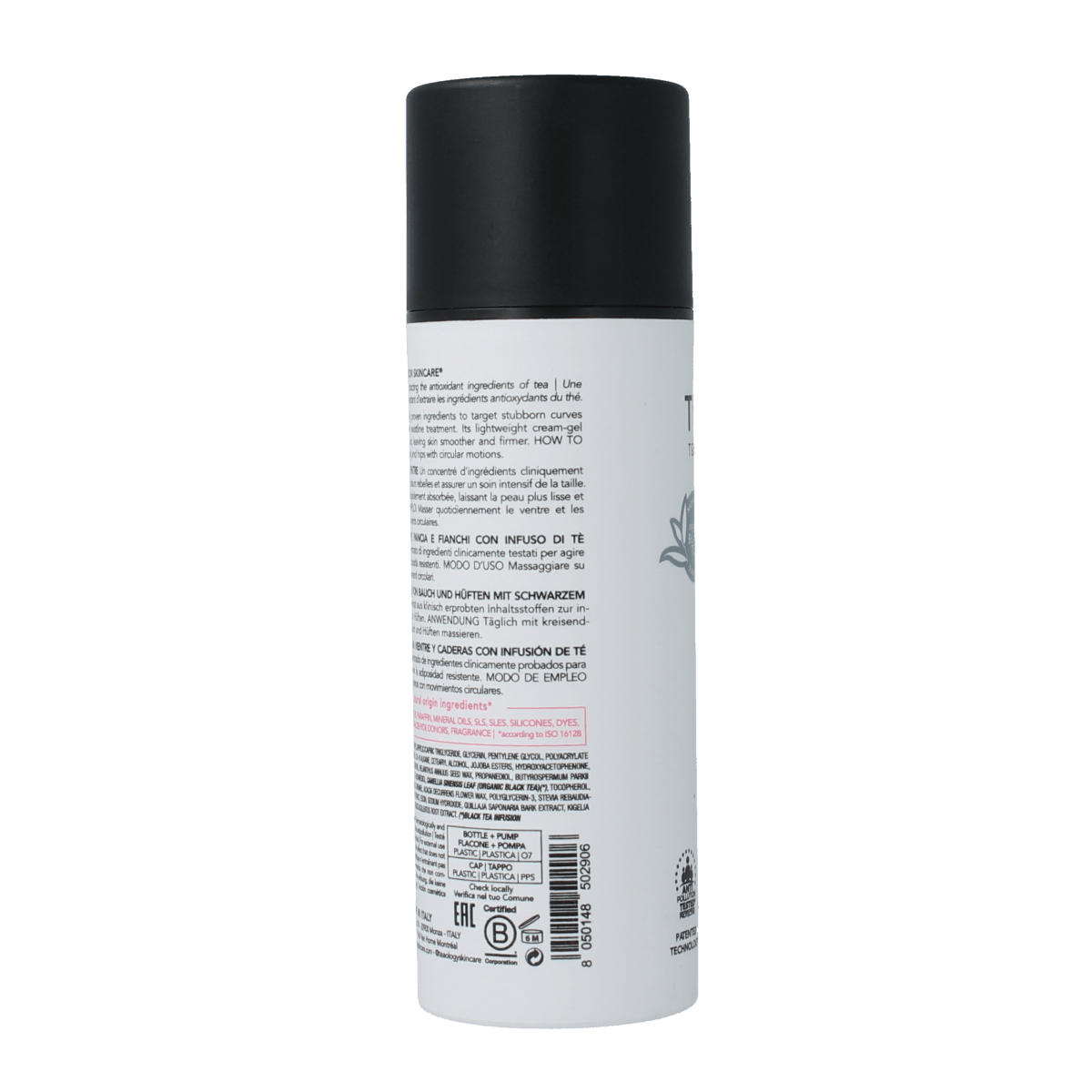 Teaology Lichaamsverzorging 150.00 Milliliter Teaology Black tea flat belly cream 150.00 Milliliter