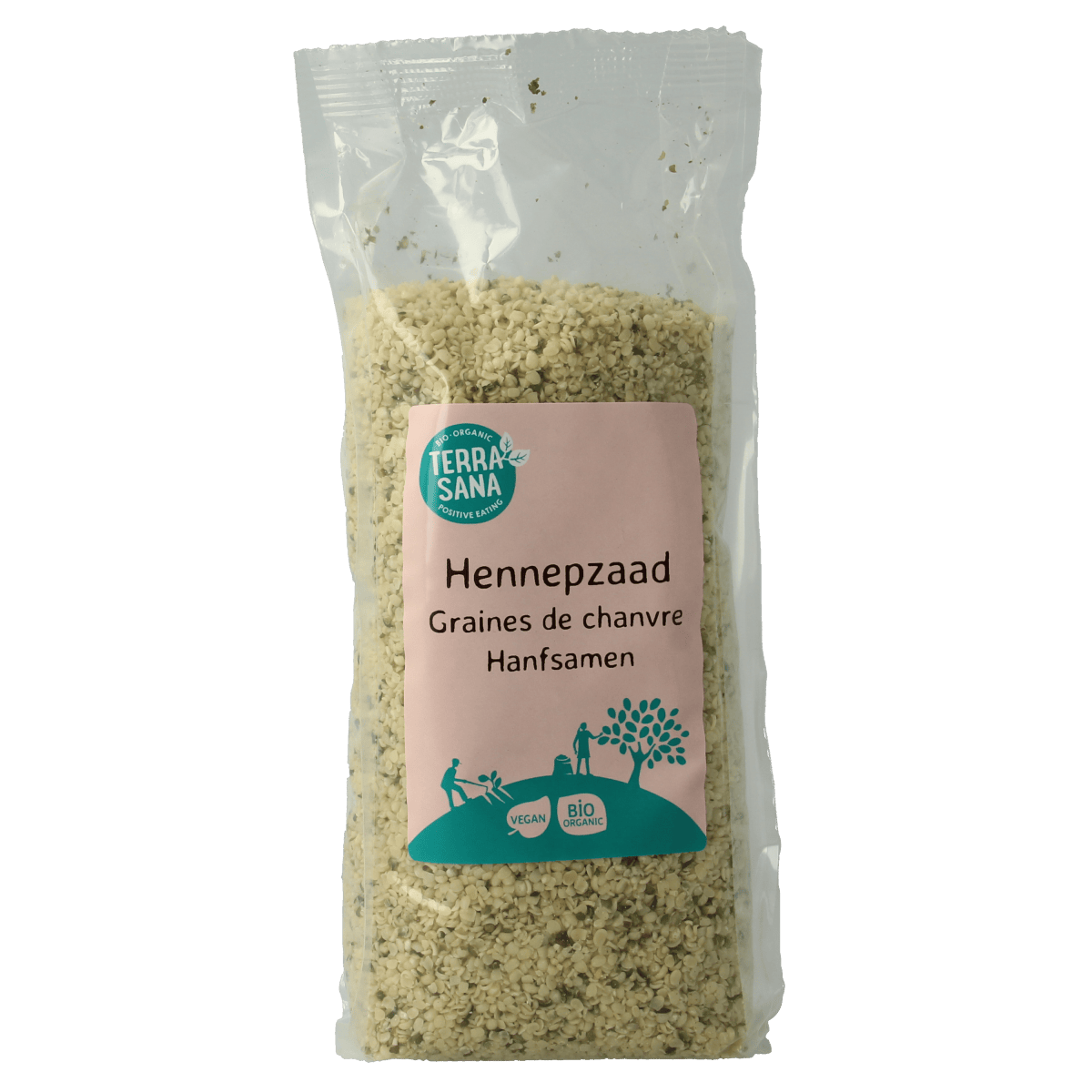 TerraSana Raw en Superfoods 500.00 Gram TerraSana RAW Hennepzaad gepeld bio 500.00 Gram