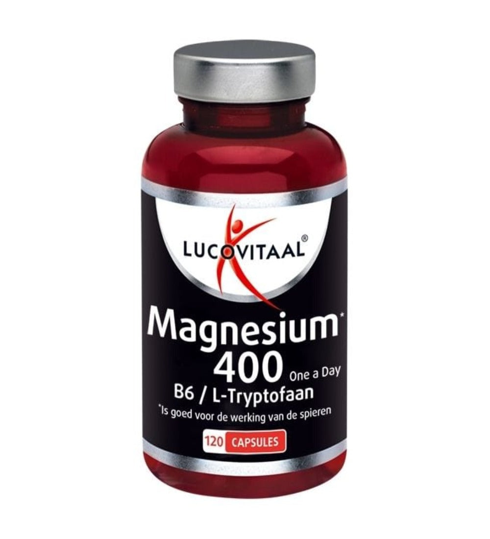 Topbrands2go Magnesium 400 with Vitamin B6 & L-Tryptophan 120 capsules 120 Magnesium 400 with Vitamin B6 & L-Tryptophan 120 capsules