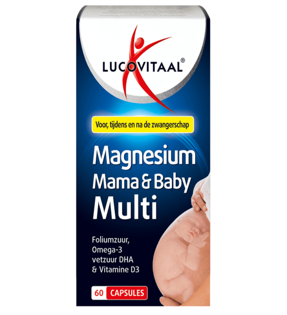 Topbrands2go Magnesium Mom & Baby Multivitamin Pregnancy 60 Capsules 60 Magnesium Mom & Baby Multivitamin Pregnancy 60 Capsules