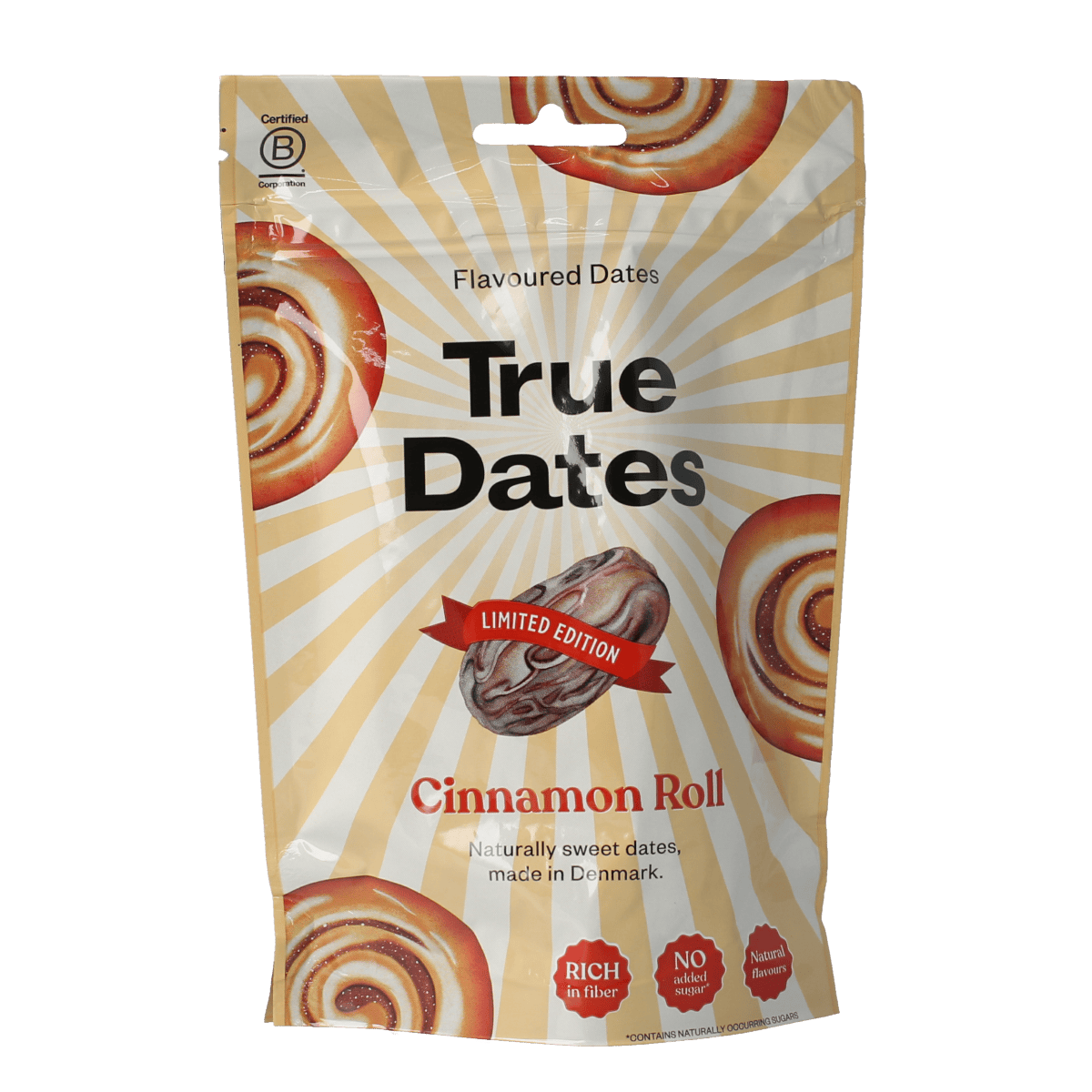 True dates Aardappelen, Groente en Fruit 100.00 Gram True dates Cinnamon roll 100.00 Gram