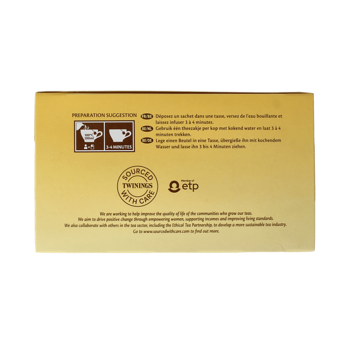 Twinings Koffie en Thee 50.00 Stuks Twinings Earl grey envelop 50.00 Stuks