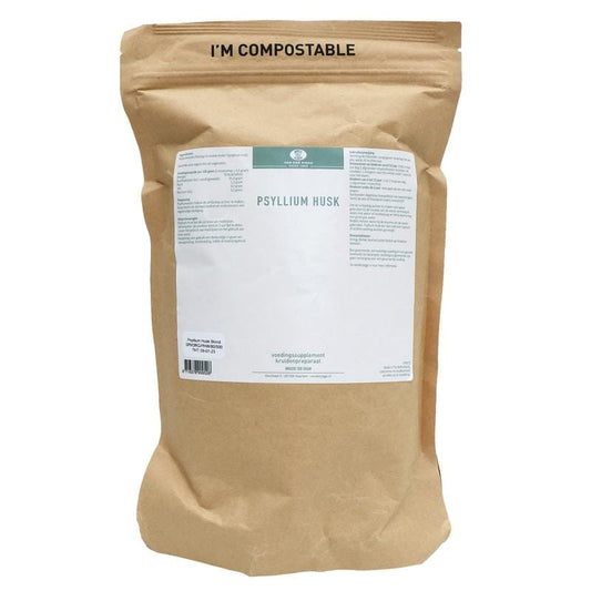 van der Pigge Vezels en Enzymen 500.00 Gram van der Pigge Psyllium husk afbreekbare navulzak 500.00 Gram