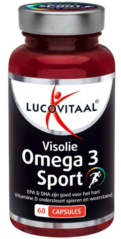 Lucovitaal Visolie Omega 3 Sport 60.00 Capsules