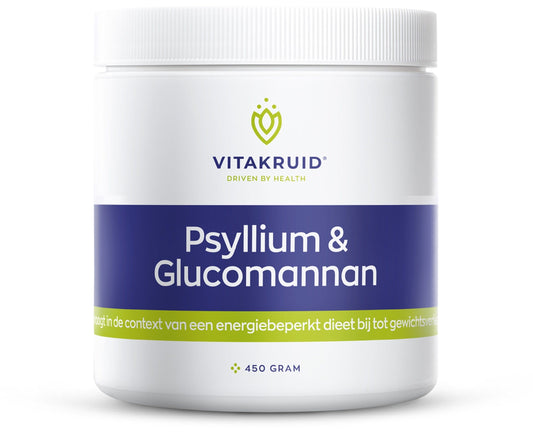 Vitakruid Kruidenpreparaten 450 Gram Vitakruid Psyllium & glucomannan 450 Gram
