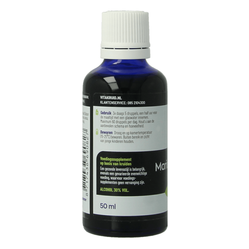 Vitakruid Kruidenpreparaten 50 Milliliter Vitakruid Mariadistel complex tinctuur 50 Milliliter