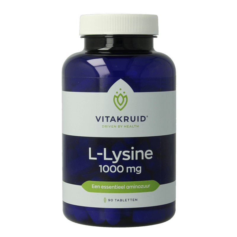 Vitakruid Kruidenpreparaten 90 Tabletten Vitakruid L-Lysine 1000mg 90 Tabletten