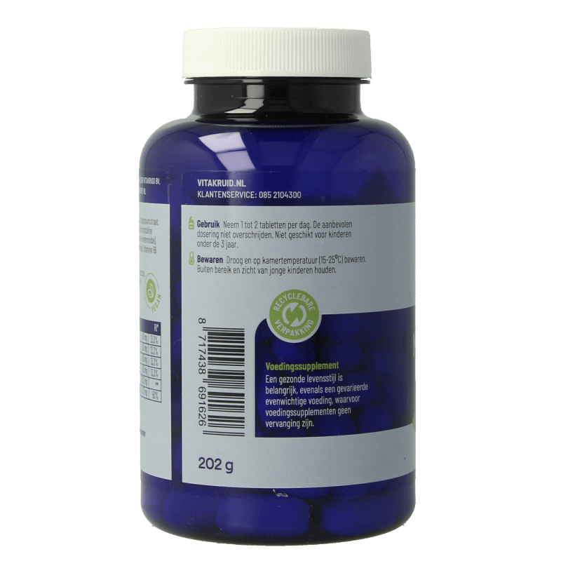 Vitakruid Kruidenpreparaten 90 Tabletten Vitakruid Magnesium 200 complex 90 Tabletten