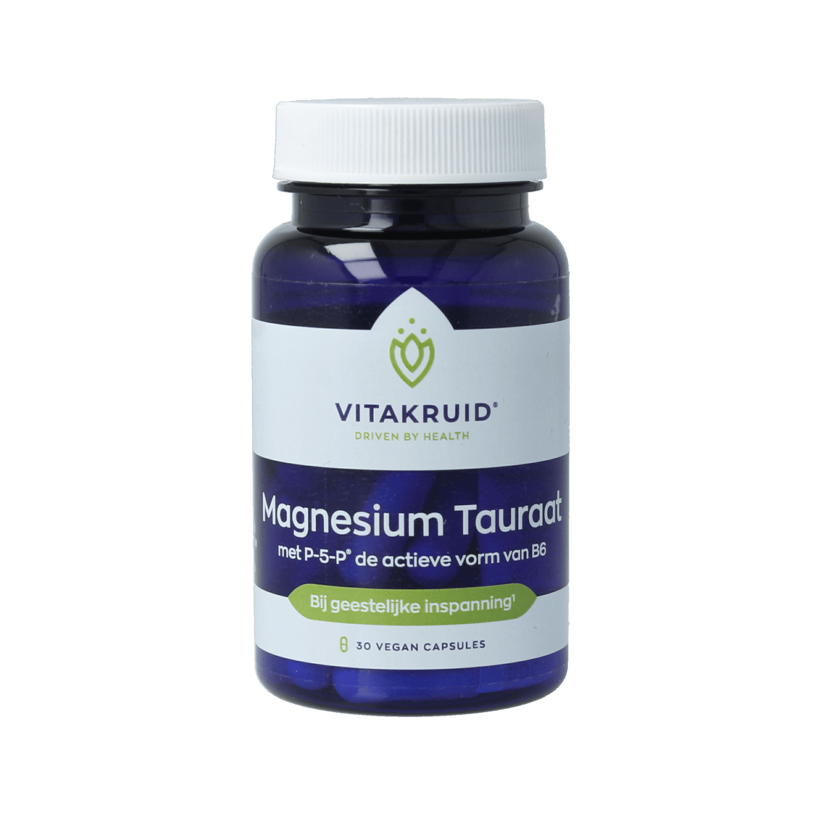 Vitakruid Mineralen Multi 30.00 Vegetarische capsules Vitakruid Magnesium Tauraat met vitamine B6 (P-5-P) 30.00 Vegetarische capsules