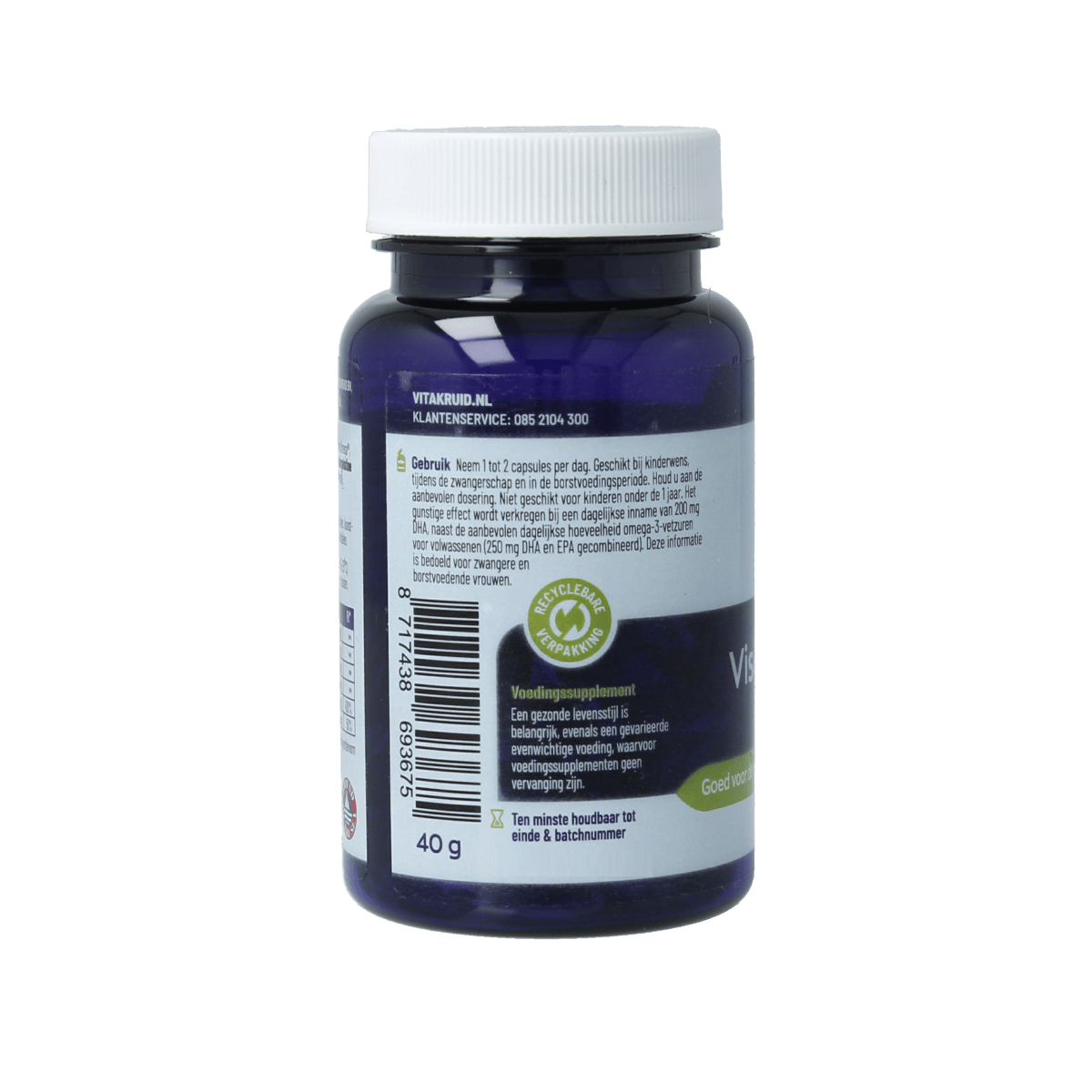 Vitakruid Vetzuren 30.00 Softgels Vitakruid Visolie 1800 TG mama 30.00 Softgels