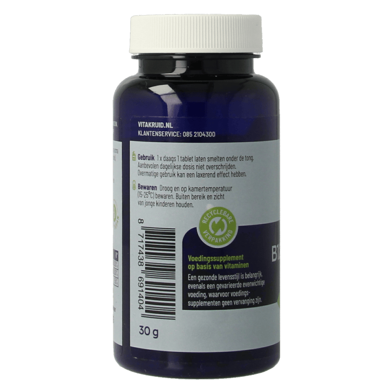 Vitakruid Vitamine Multi 120 Smelttabletten Vitakruid B12 Combi 10.000 met folaat 120 Smelttabletten