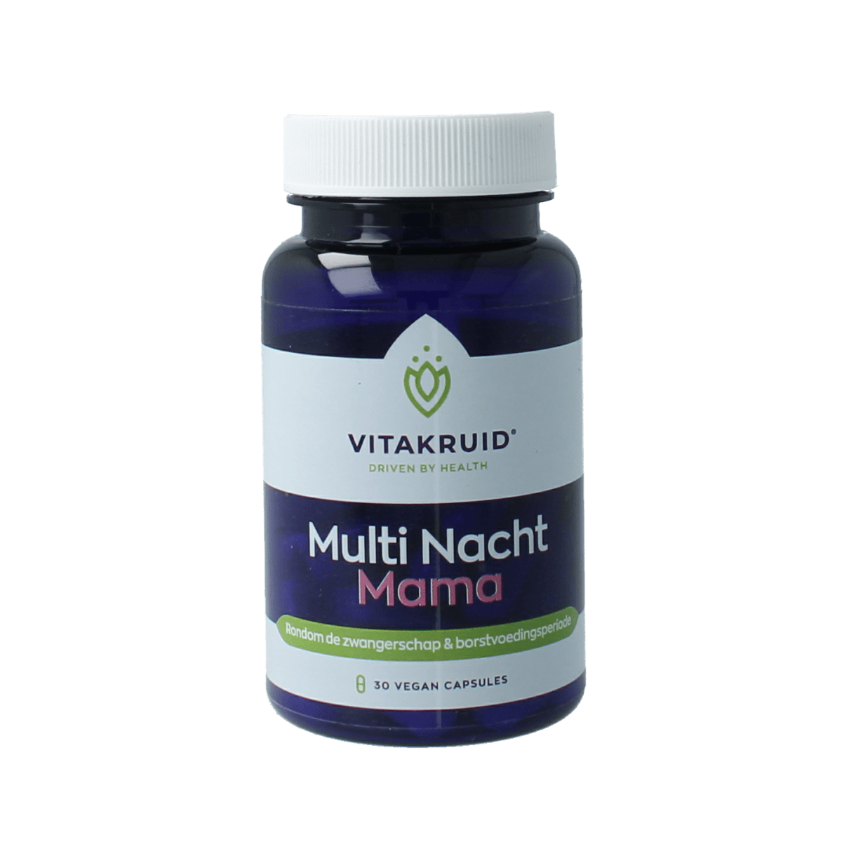 Vitakruid Vitamine Multi 30.00 Vegetarische capsules Vitakruid Multi nacht mama vegan 30.00 Vegetarische capsules