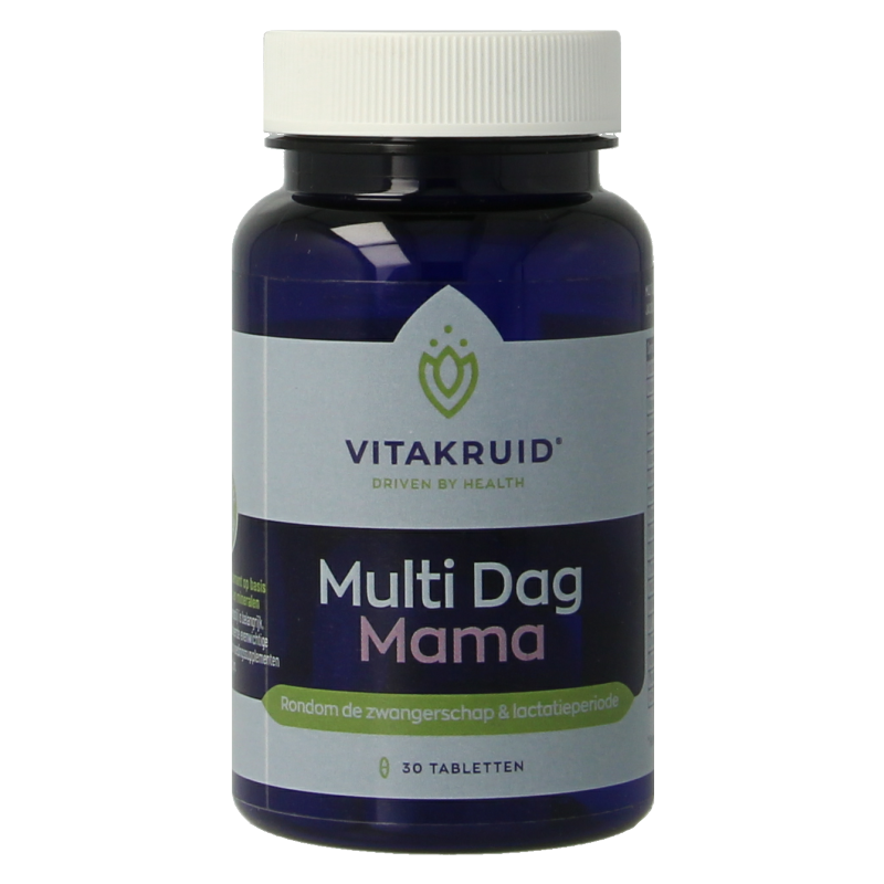 Vitakruid Vitamine Multi 30 Tabletten Vitakruid Multi dag mama 30 Tabletten