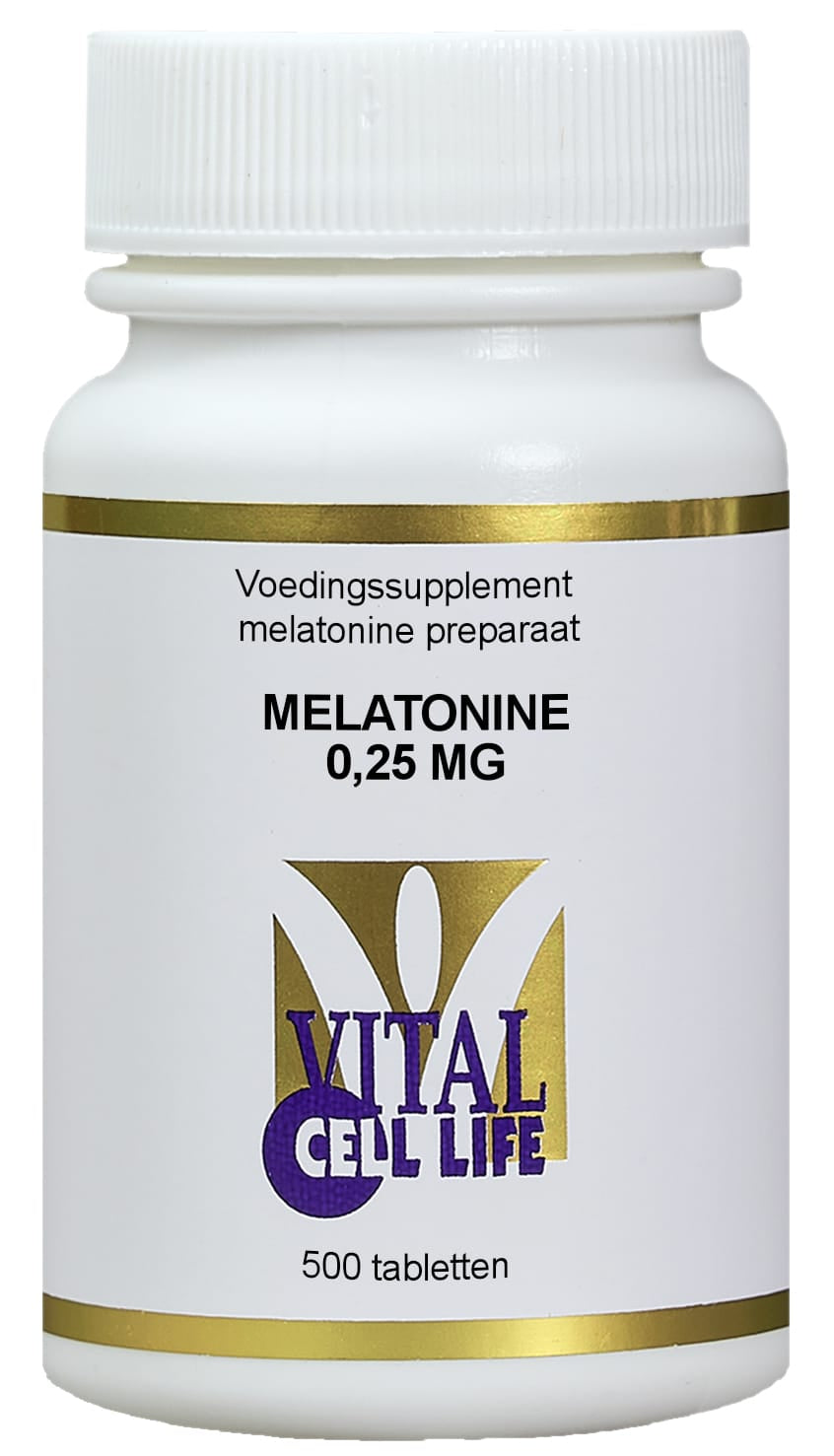 Vital Cell Life Kruidenpreparaten 200.00 Tabletten Vital Cell Life Melatonine 0.25mg 200.00 Tabletten