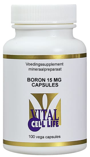 Vital Cell Life Mineralen Enkel 100.00 Capsules Vital Cell Life Boron 15mg 100.00 Capsules