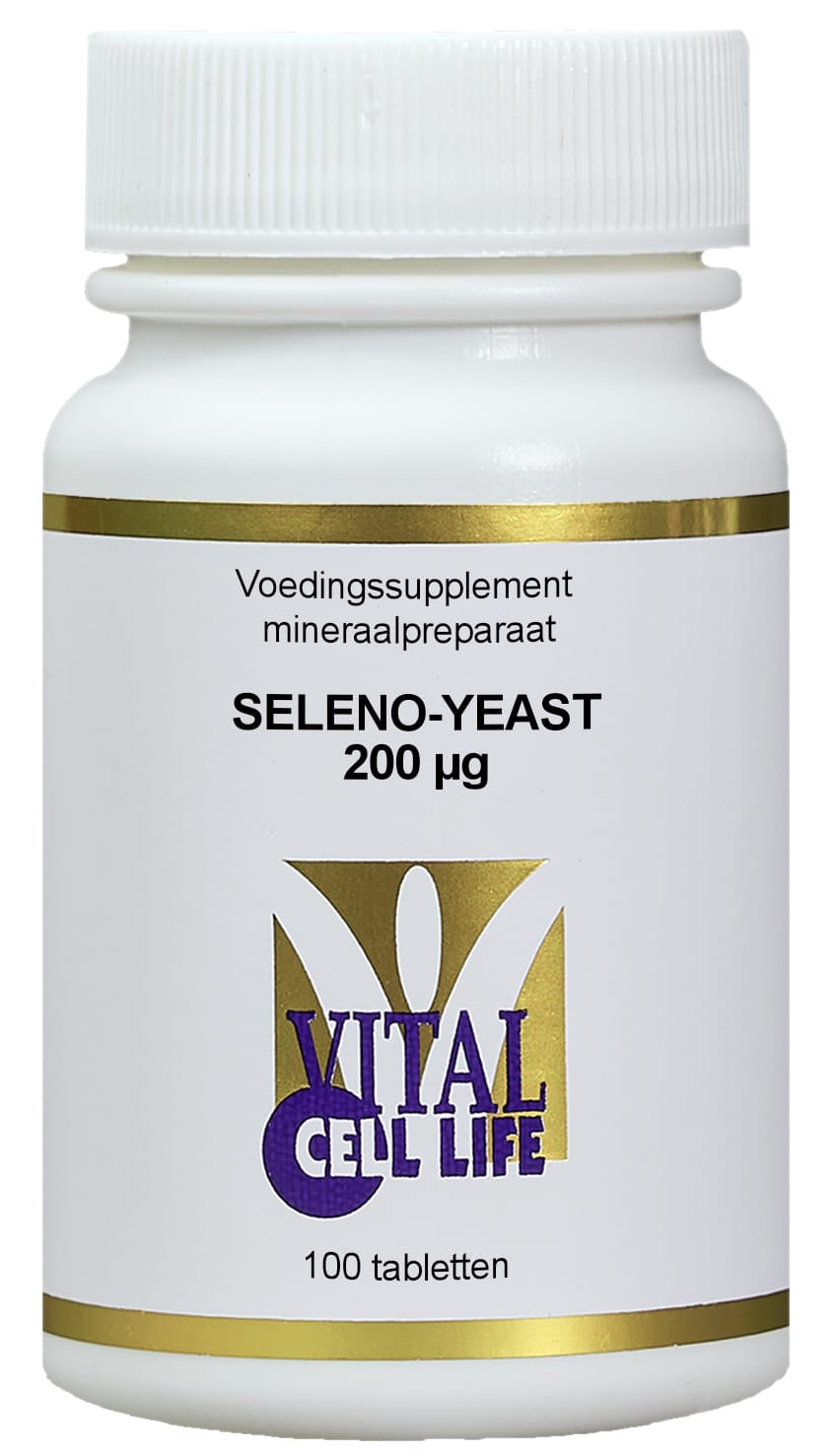 Vital Cell Life Mineralen Enkel 100.00 Tabletten Vital Cell Life Seleno yeast 200 mcg 100.00 Tabletten