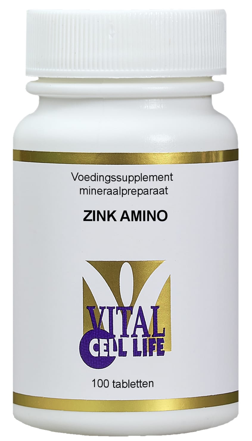 Vital Cell Life Mineralen Enkel 100.00 Tabletten Vital Cell Life Zink amino 15mg 100.00 Tabletten