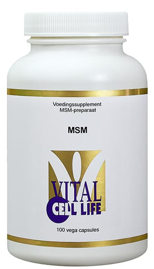 Vital Cell Life Mineralen Enkel 100.00 Vegetarische capsules Vital Cell Life MSM 100.00 Vegetarische capsules