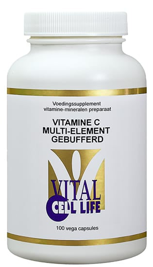 Vital Cell Life Vitamine Enkel 100.00 Capsules Vital Cell Life Vitamine C multi element gebufferd 100.00 Capsules
