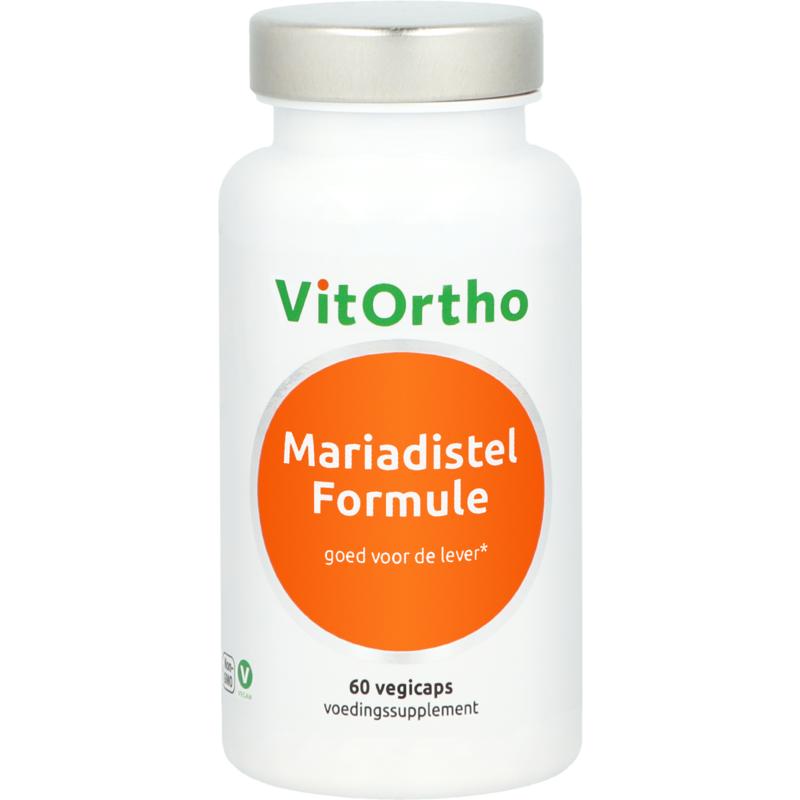 VitOrtho Kruidenpreparaten 60.00 Vegetarische capsules VitOrtho Mariadistel formule 60.00 Vegetarische capsules