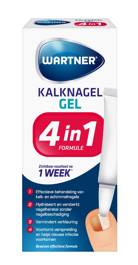 Wartner Voetverzorging 7 Milliliter Wartner Kalknagelgel 4 in 1 7 Milliliter