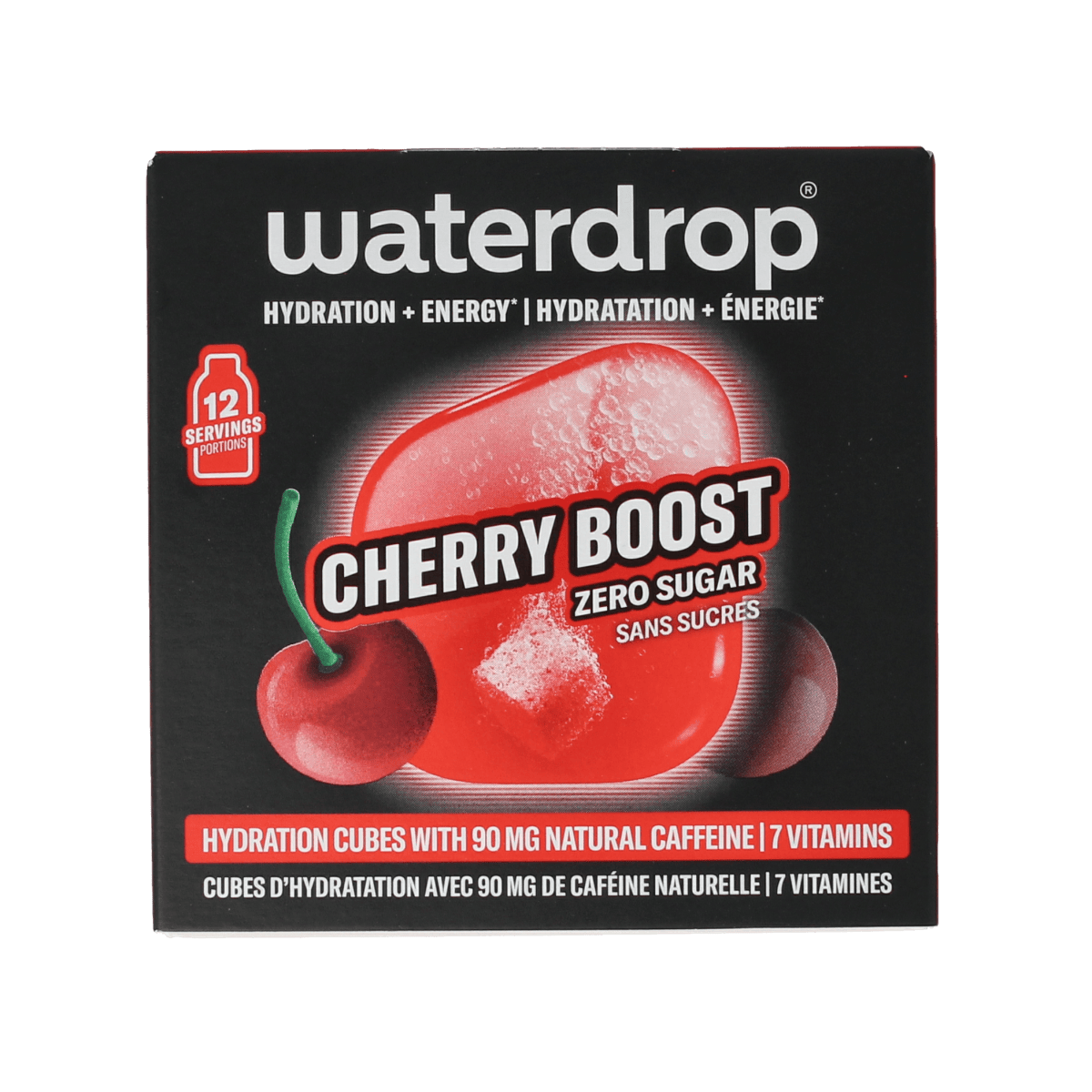 Waterdrop Dranken en Sappen 12.00 Stuks Waterdrop  Microenergy cherry boost 12.00 Stuks